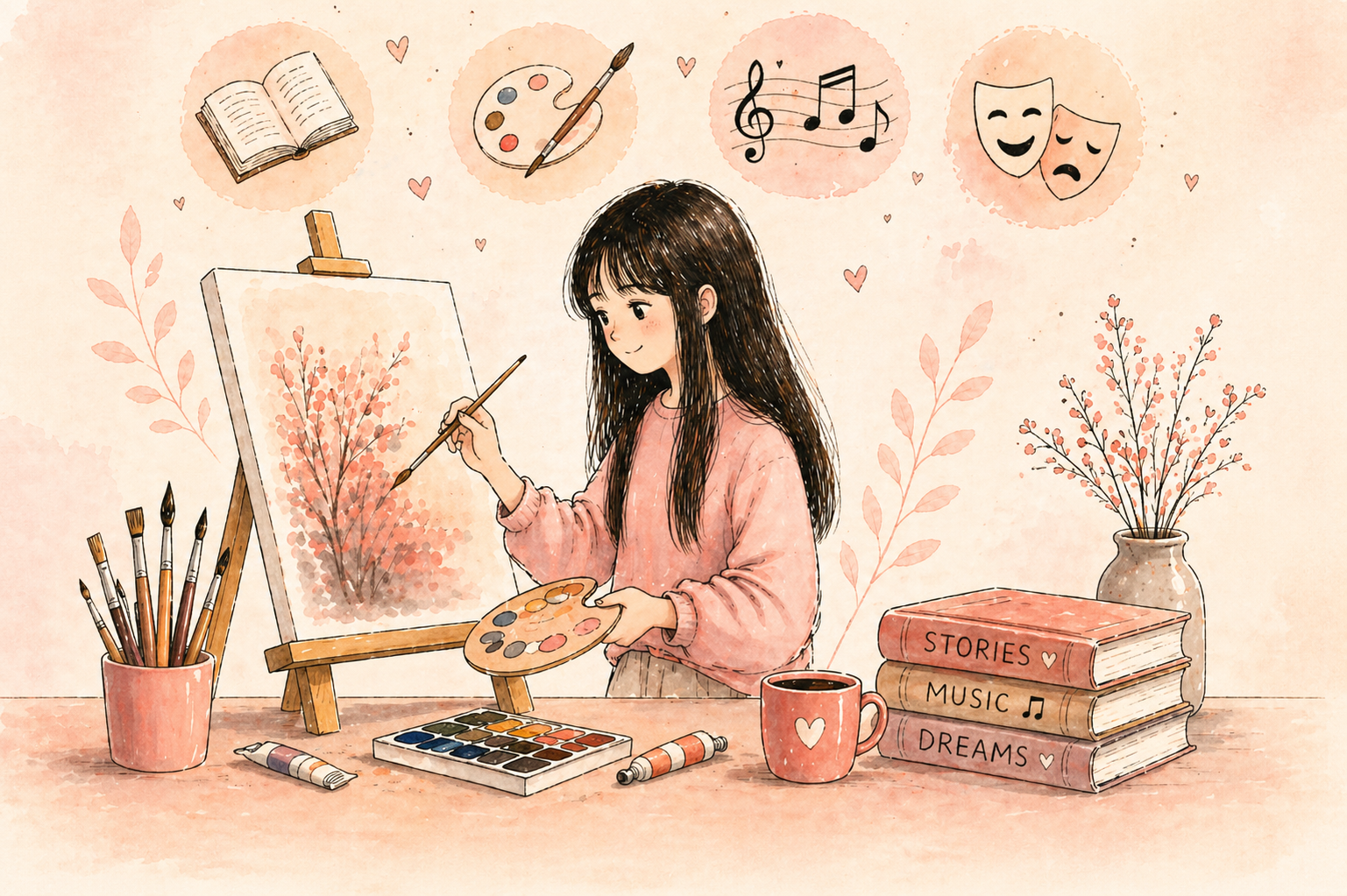Araina creative illustration